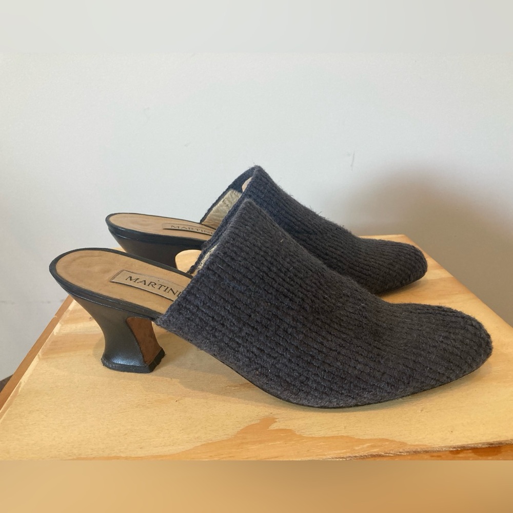 Martinez Valero black elastic / black nappa Size 8